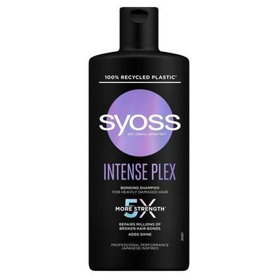 Syoss Intense Plex Shampoo für Stark Geschädigtes Haar, 440ml