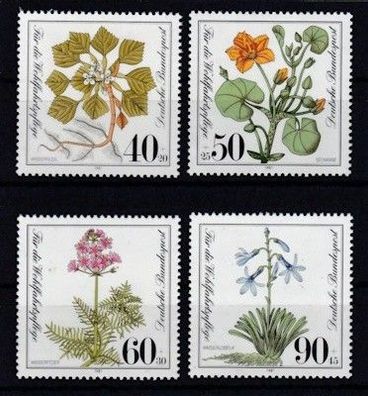 BRD 1981 postfrisch MiNr. 1108-1111 Moor-, Sumpfwiesen- und Wasserpflanzen