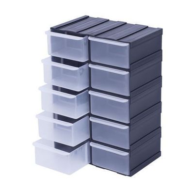 Box Kiste Sortierkasten Sortimentsbox Organizer Sortimentskasten x10