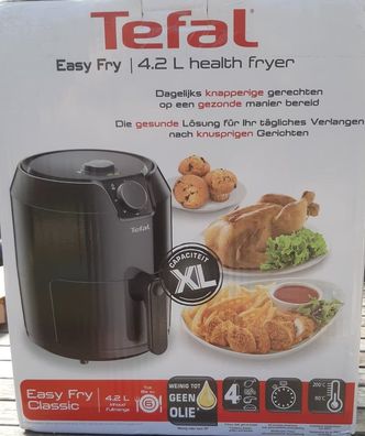 Tefal Heißluftfritteuse Easy Fry Classic EY 2018 Fritteuse 4,2 L