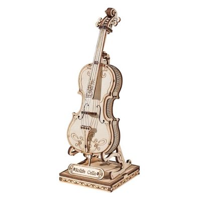 Robotime Rolife 3D Holzpuzzle Violoncello 58 Teile