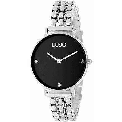 LiuJo Damen Analog Quarz Uhr mit Edelstahl Armband TLJ1386