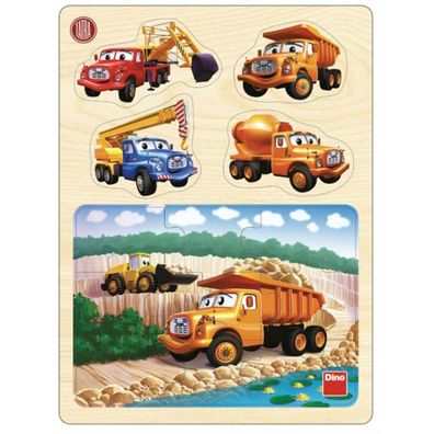 DINO Holzpuzzle + Puzzlespiel: Tatra-Lkw