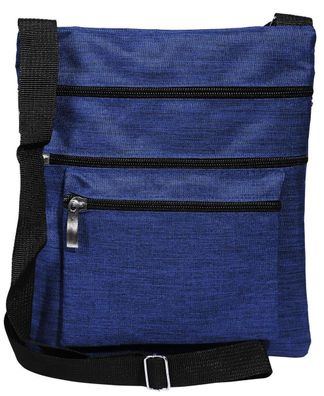 Damen Tasche Stoffhandtasche blau 20 x 24 cm