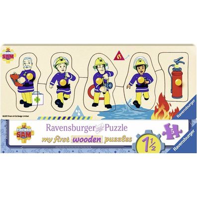 Ravensburger Holzpuzzle Feuerwehrmann Sam und seine Freunde