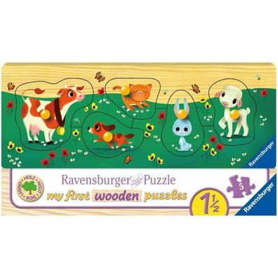 Ravensburger Holzpuzzle Haustiere