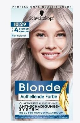 Schwarzkopf Platynowy Blond Haarfarbe - Innovativer Anti-Damage-Komplex