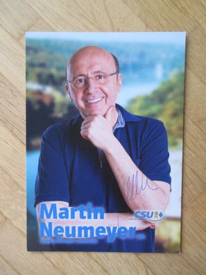 Bayern MdL CSU Politiker Martin Neumeyer - handsigniertes Autogramm!!!