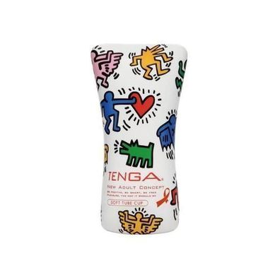 Tenga Keith Haring Weicher Einweg-Röhrenmasturbator 120 ml