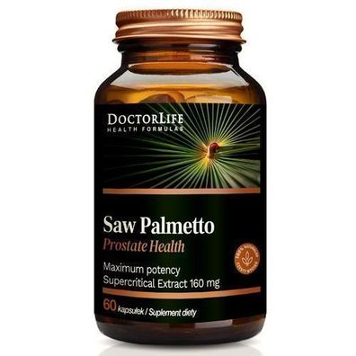 Doctor Life Saw Palmetto 160mg, 60 Kapseln