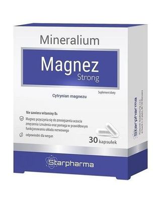 Starpharma Magnez Strong 30 Kapseln Hochdosiert