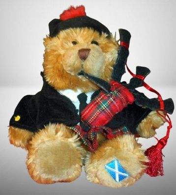 Schottischer Piper Teddybär mit Kilt & Dudelsack Keel Toys 2794/1