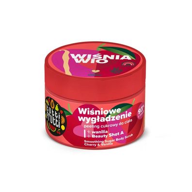 Farmona Tutti Frutti Cherry Smoothing Sugar Body Scrub - Kirsche & Vanille - 300g