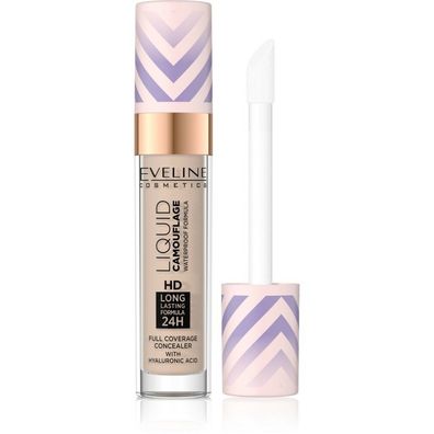 Eveline Liquid Camouflage Waterproof Concealer mit Hyaluronsäure