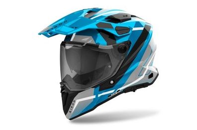 Endurohelm Schutzhelm Crosshelm Motocrosshelm Motorradhelm Rollerhelm Blau