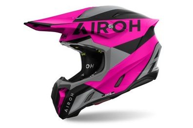 Crosshelm Endurohelm Schutzhelm Motocrosshelm Motorradhelm Rollerhelm Pink Grau