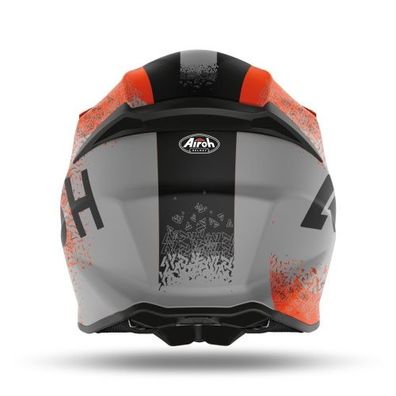 Crosshelm Endurohelm Schutzhelm Motocrosshelm Motorradhelm Rollerhelm Orange Grau