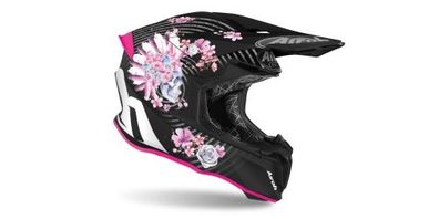 Crosshelm Endurohelm Schutzhelm Motocrosshelm Motorradhelm Rollerhelm Schwarz Rosa