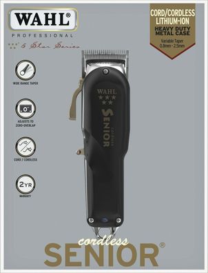 Wahl Cordless Senior 5 Sterne 08504-2316H Haarschneidemaschine