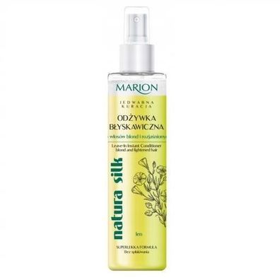 Marion Natura Silk Blond Haarspélung fér aufgehelltes Haar, 150 ml