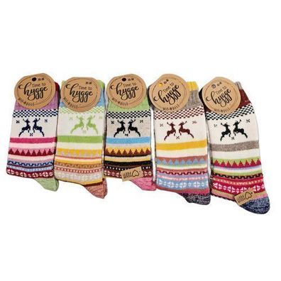 Hygge Socken dünn wintersocken EU Größe 36-46