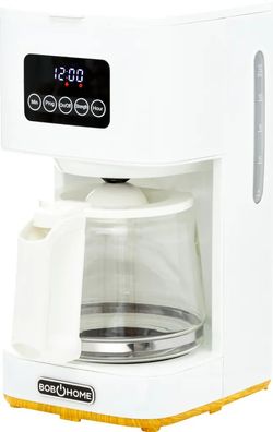 Bob Home Filterkaffeemaschine Buongiorno Café Aromaregler & wiederverwendbarem Filter