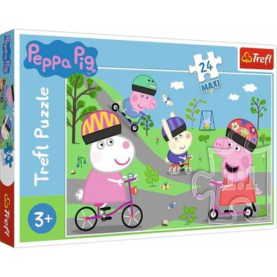 TREFL Puzzle Peppa Pig: Active Day MAXI 24 Stück