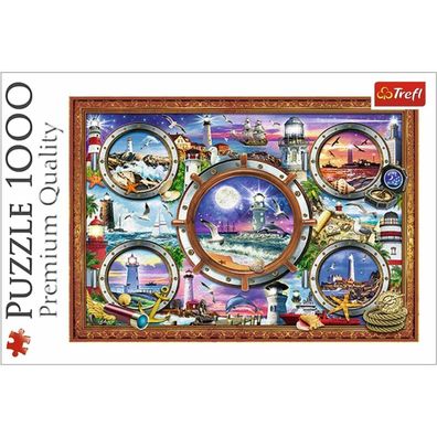 TREFL Puzzle Leuchttürme 1000 Teile