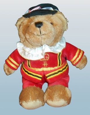 Teddybär in Beefeater Uniform 18 cm Harrods 0910