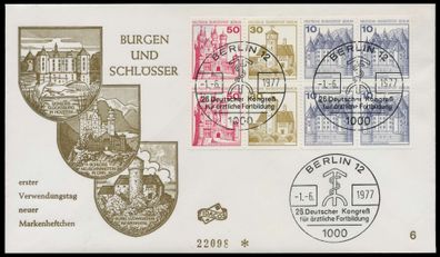 BERLIN Heftchenblatt Nr HB 18 BRIEF FDC X827FCE