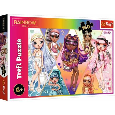 TREFL Puzzle Rainbow High: Glückliche Freunde 160 Teile