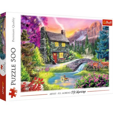 TREFL Puzzle Bergidylle 500 Teile