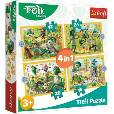 Puzzle Treflings: Fun 4in1 (12,15,20,24 Stück)