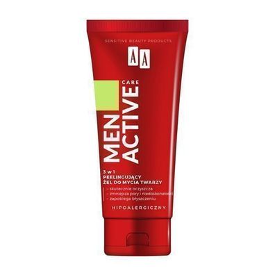 AA Men Active Care Peeling-Gel 3-in-1, 150ml