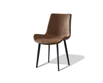 Ess Zimmer 1X Stuhl Echt Stühle Sitz Polster Lehn Designer Leder Sessel Modern