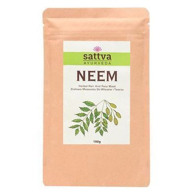 Sattva Neem Kräutermaske für Haar & Gesicht 100g