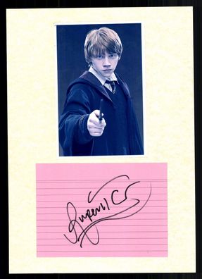 Rupert Grint Bek. aus Harry Potter Original Signiert + G 42881