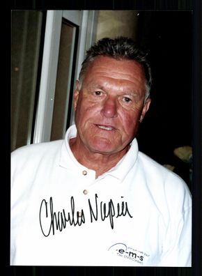 Charles Napier 1936-2011 u.a. Rambo II Foto Original Signiert + G 42882