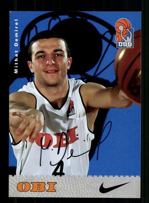 Mithat Demirel Basketball Nationalmannschaft Original Signiert + A 238335