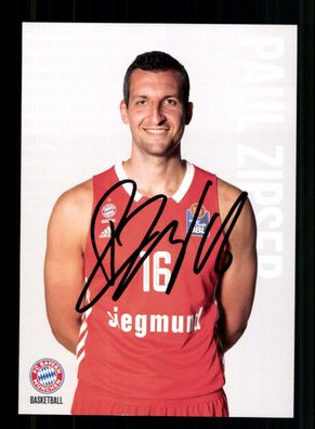 Paul Zipser Bayern München Basketball Original Signiert + A 238392