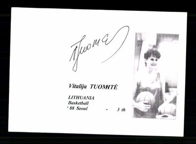 Vitalija Tuomaite 1964-2007 Basketballspielerin 3. Olympia 1988 + A 238477