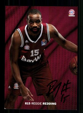 Reggie Redding Bayern München Basketball Original Signiert + A 238369