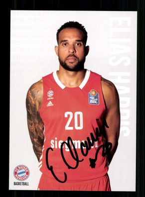 Elias Harris Bayern München Basketball Original Signiert + A 238396