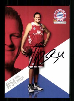 John Bryant Bayern München Basketball Original Signiert + A 238402