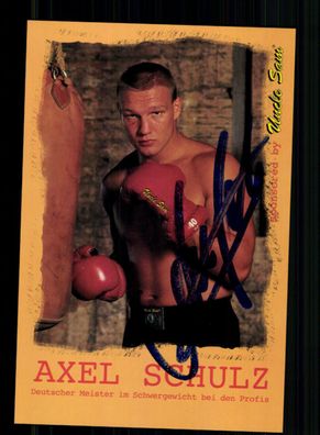 Axel Schulz Autogrammkarte Original Signiert Boxen + A 237656