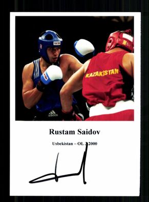 Rustam Saidov Usbekischer Boxer 3. Olympia 2000 Original + A 237689