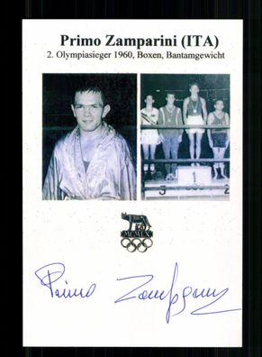 Primo Zamparini 1939-2024 Italienischer Boxer 2. Olympia 1960 + A 237692