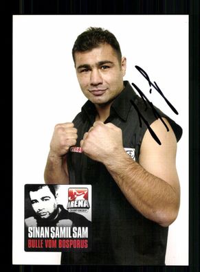 Sinan Samil Sam Autogrammkarte Original Signiert Boxen + A 237649