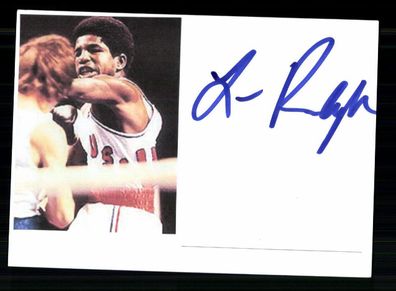 Leo Randolph Amerikanischer Boxer Olympiasieger 1976 Original Signiert + A 237721