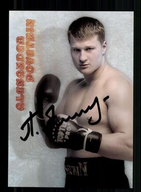 Alexander Povetkin Autogrammkarte Original Signiert Boxen + A 237584